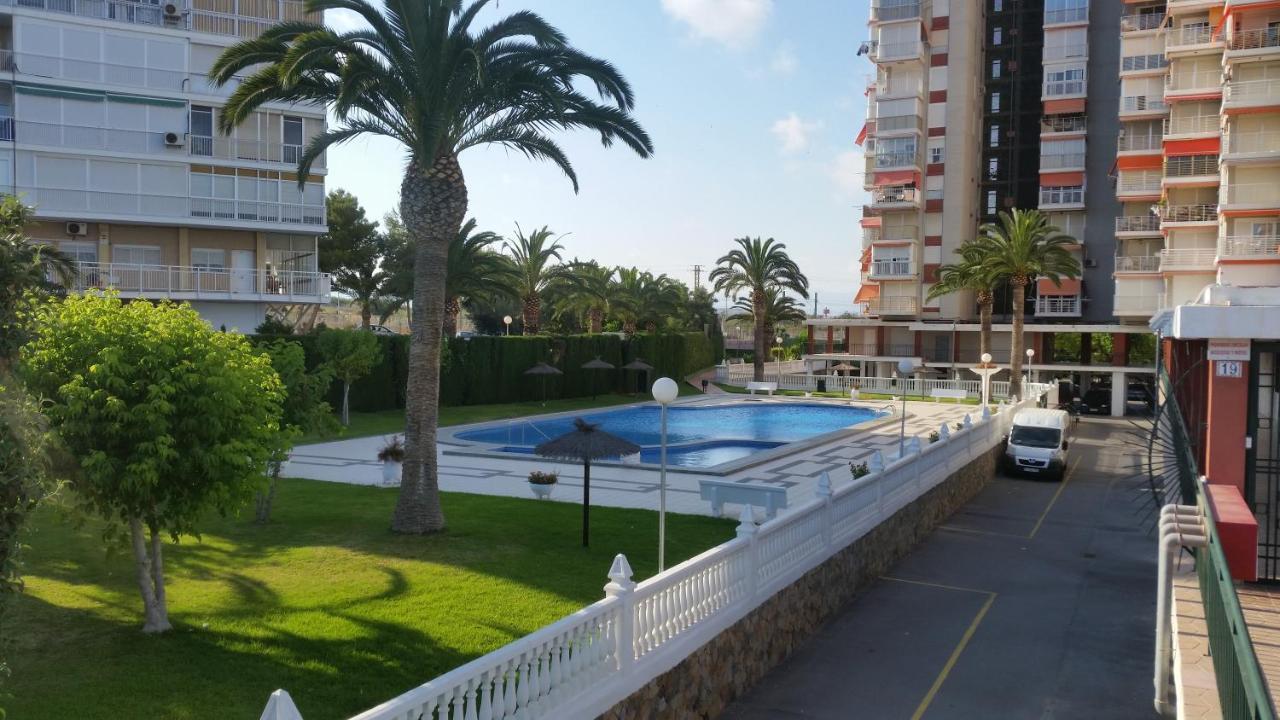 Apartamento En 1ª Linea Con Piscina Alicante Exteriör bild