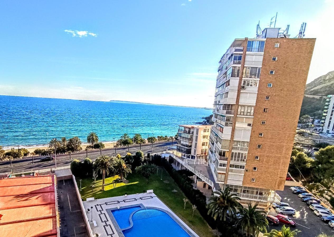 Apartamento En 1ª Linea Con Piscina Alicante Exteriör bild