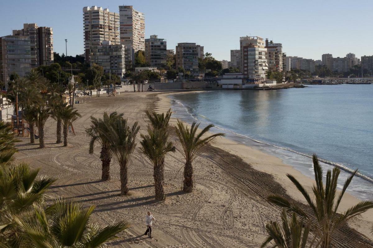 Apartamento En 1ª Linea Con Piscina Alicante Exteriör bild
