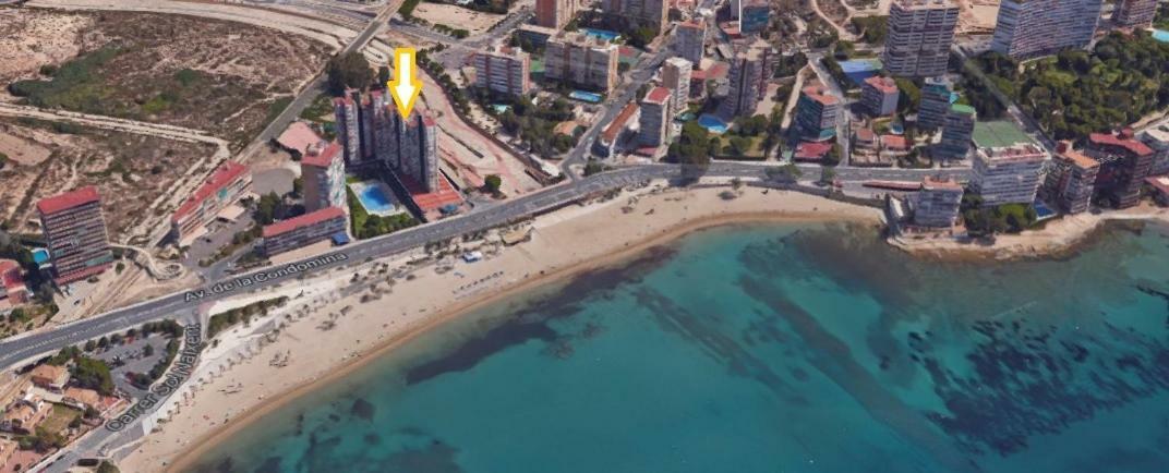 Apartamento En 1ª Linea Con Piscina Alicante Exteriör bild